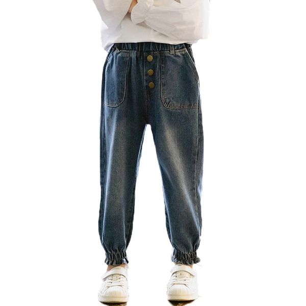 high waist jeans for girls spring children's girl denim pants buttons kids autumn casual 4 6 9 12 14, Blue
high waist jeans for girls spring children's girl denim pants buttons kids autumn casual 4 6 9 12 14, Blue
