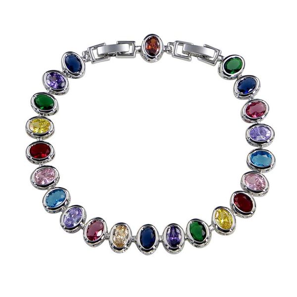 link, chain accessories women's bracelet european and american bottom set zircon jewelry fashion elegant, Black
link, chain accessories women's bracelet european and american bottom set zircon jewelry fashion elegant, Black