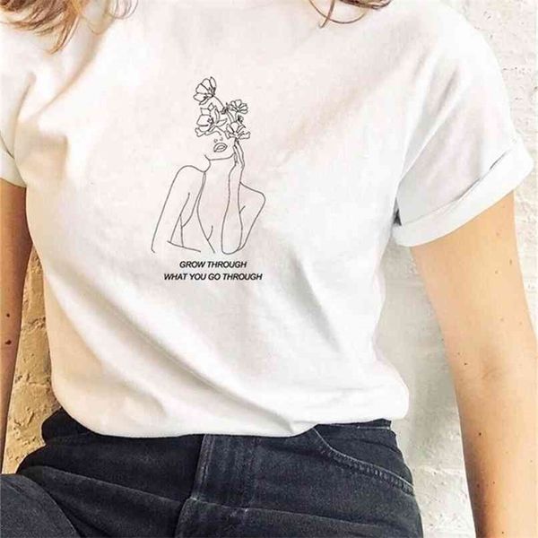 grow through what you go feminist inspirational quotes art drawing t-shirt summer tee 210512, White
grow through what you go feminist inspirational quotes art drawing t-shirt summer tee 210512, White