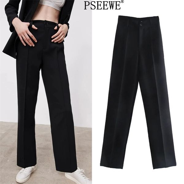 black women's pants women high waist trousers for female beige dart straight leg office elegant baggy woman 210519, Black;white
black women's pants women high waist trousers for female beige dart straight leg office elegant baggy woman 210519, Black;white