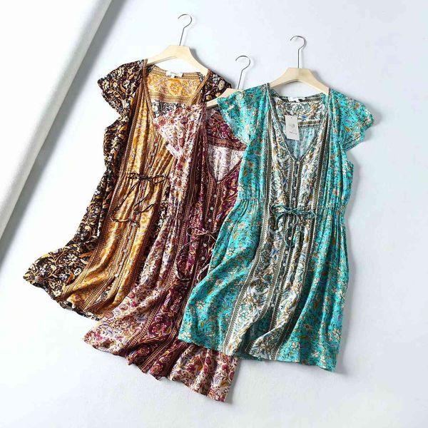 casual dresses women floral print bohemian beach new v-neck short sleeve elastic waist summer boho holiday party mini d1jt, Black;gray
casual dresses women floral print bohemian beach new v-neck short sleeve elastic waist summer boho holiday party mini d1jt, Black;gray