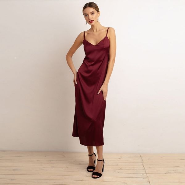 casual dresses satin sling brown backless spaghetti strap long 2021 summer homewear pajama party club slim female dae1, Black;gray
casual dresses satin sling brown backless spaghetti strap long 2021 summer homewear pajama party club slim female dae1, Black;gray