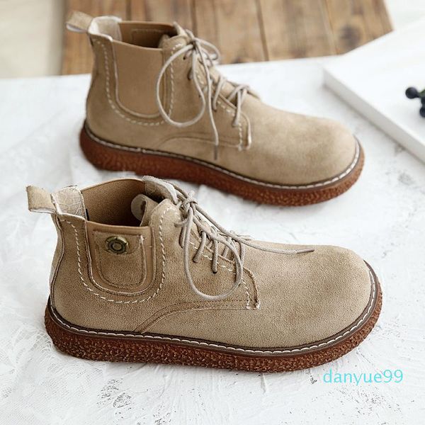 boots head boots,retro casual women's shoes with muffin soles, japanese students' short boots,simple, Black
boots head boots,retro casual women's shoes with muffin soles, japanese students' short boots,simple, Black