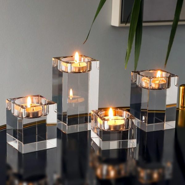 candle holders modern simple candlestick square transparent glass wedding decor bar party living room home bougeoir
candle holders modern simple candlestick square transparent glass wedding decor bar party living room home bougeoir