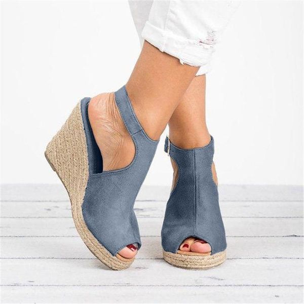 high platform sandals wedges fish mouth shoes women solid color leather chunky casual buckle strap roman shoes#, Black
high platform sandals wedges fish mouth shoes women solid color leather chunky casual buckle strap roman shoes#, Black