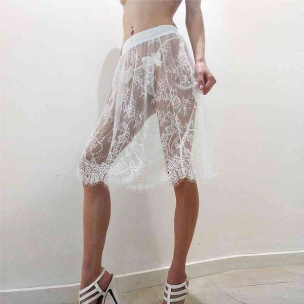 women lace mesh skirt korean ladies summer casual beach night club high waist elastic transparent short skirt 6, Black
women lace mesh skirt korean ladies summer casual beach night club high waist elastic transparent short skirt 6, Black