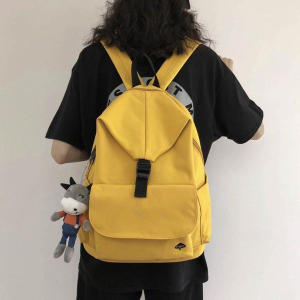 backpack fashion school ladies kawaii buckle bagpack large capacity college student schoolbag men nylon travel rucksack 
backpack fashion school ladies kawaii buckle bagpack large capacity college student schoolbag men nylon travel rucksack