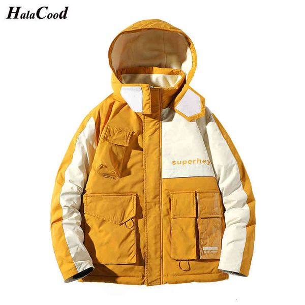 men down halacood new fashion jacket winter thick warm coat hooded pocket male clothes plus size, Black
men down halacood new fashion jacket winter thick warm coat hooded pocket male clothes plus size, Black