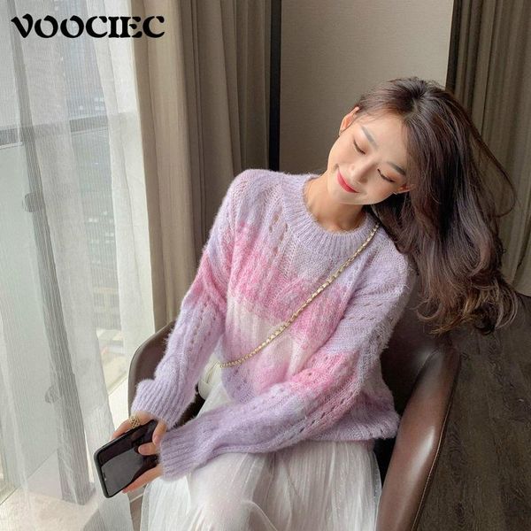 women's sweaters voociec autumn knitted pullover sweater women rainbow sweet loose long sleeve chic casual korean pink girl, White;black
women's sweaters voociec autumn knitted pullover sweater women rainbow sweet loose long sleeve chic casual korean pink girl, White;black