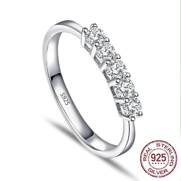 925 silver rings for women single row 5pcs small cubic zirconia diamond wedding jewelry stackable ring accessory j-392, Slivery;golden
925 silver rings for women single row 5pcs small cubic zirconia diamond wedding jewelry stackable ring accessory j-392, Slivery;golden
