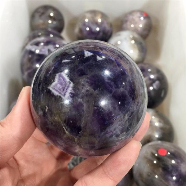 decorative objects & figurines natural dream amethyst crystal sphere ball purple stone minerals polished home decoration gift
decorative objects & figurines natural dream amethyst crystal sphere ball purple stone minerals polished home decoration gift