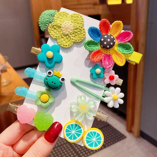 hair accessories 10/ pcs/set fashion girls cute colorful cartoon flower candy hairpins kids sweet clip barrettes headband, Slivery;white
hair accessories 10/ pcs/set fashion girls cute colorful cartoon flower candy hairpins kids sweet clip barrettes headband, Slivery;white