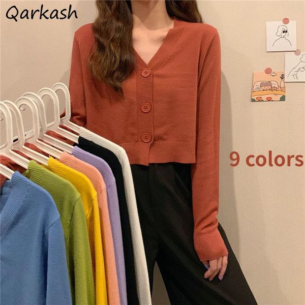 women's knits & tees cardigan women summer slim candy colors outerwear trendy sweater all-match ins cropped pure simple casual v-neck s, White
women's knits & tees cardigan women summer slim candy colors outerwear trendy sweater all-match ins cropped pure simple casual v-neck s, White