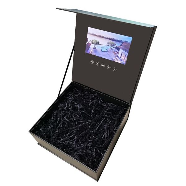 black wedding light control digital business 7inch screen lcd custom video flower gift box greeting for birthday party wrap
black wedding light control digital business 7inch screen lcd custom video flower gift box greeting for birthday party wrap