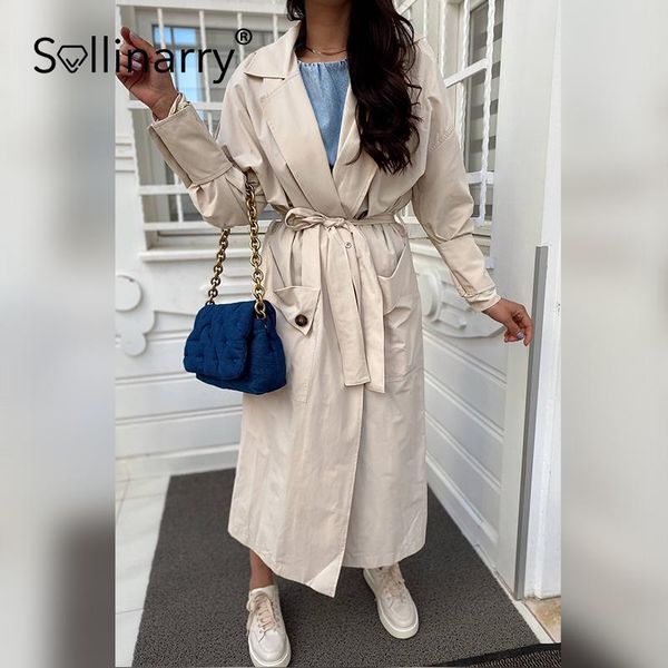 women's trench coats sollinary causal solid belted coat women loose v-neck pocket overcoat windbreakers autumn winter long jackets fema, Tan;black
women's trench coats sollinary causal solid belted coat women loose v-neck pocket overcoat windbreakers autumn winter long jackets fema, Tan;black