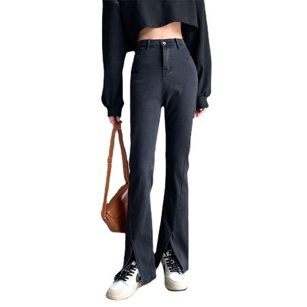 solid slim fit flared pants ladies skinny all-women's high waist denim jeans women's, Blue
solid slim fit flared pants ladies skinny all-women's high waist denim jeans women's, Blue