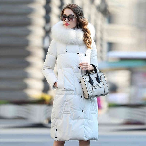 Women's Down & Parkas Real Raccoon Fur Collar Jacket Long Warm Winter Coat Women Hooded Female Jackets casaco feminino WYQ805 PNMX, Black
Women's Down & Parkas Real Raccoon Fur Collar Jacket Long Warm Winter Coat Women Hooded Female Jackets casaco feminino WYQ805 PNMX, Black