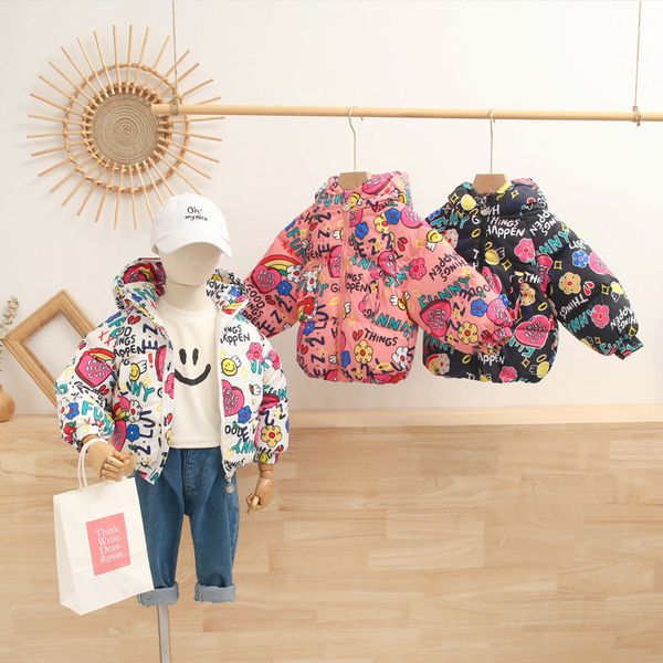 girls' down jacket new foreign style thickened children's short fashion baby girls' winter trend, Blue;gray
girls' down jacket new foreign style thickened children's short fashion baby girls' winter trend, Blue;gray