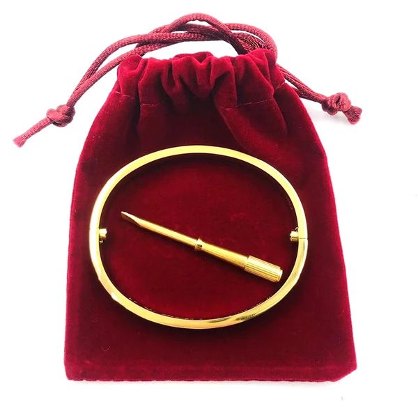 luxury love bracelet bangles women men 4cz titanium steel screw screwdriver bracelets gold silver rose nail bracelet jewelry with velvet bag, Black
luxury love bracelet bangles women men 4cz titanium steel screw screwdriver bracelets gold silver rose nail bracelet jewelry with velvet bag, Black