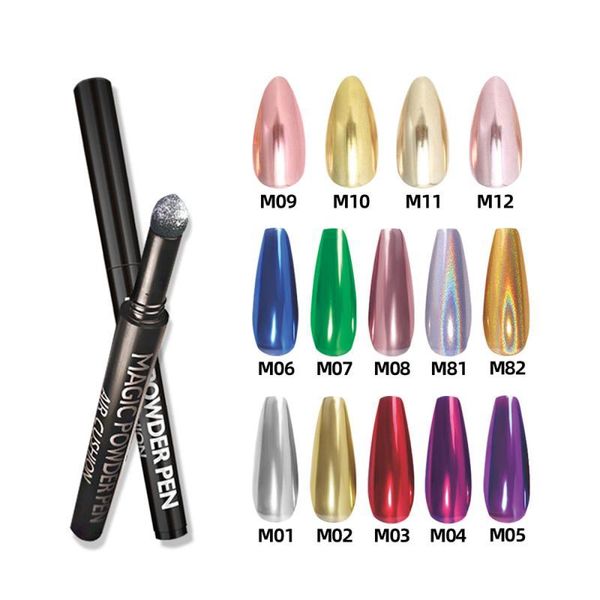 nail glitter 1pc art cushion pen magical mirror powder laser gold & silver aurora portable 14 color, Silver;gold
nail glitter 1pc art cushion pen magical mirror powder laser gold & silver aurora portable 14 color, Silver;gold