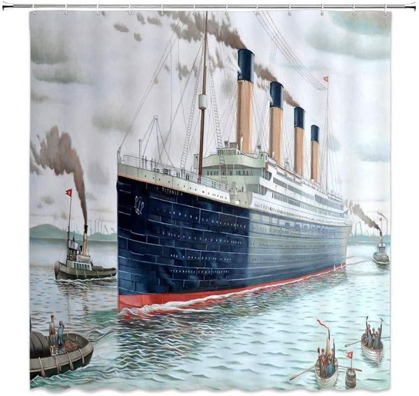 retro classic titanic ship ocean scenery watercolor art bathroom decoration curtains shower
retro classic titanic ship ocean scenery watercolor art bathroom decoration curtains shower