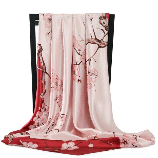 scarves fashion silkfemale 90*90cm neck for lady satin women hair scarf floral print handkerchief shawls and wraps hijab scarfs, Blue;gray
scarves fashion silkfemale 90*90cm neck for lady satin women hair scarf floral print handkerchief shawls and wraps hijab scarfs, Blue;gray