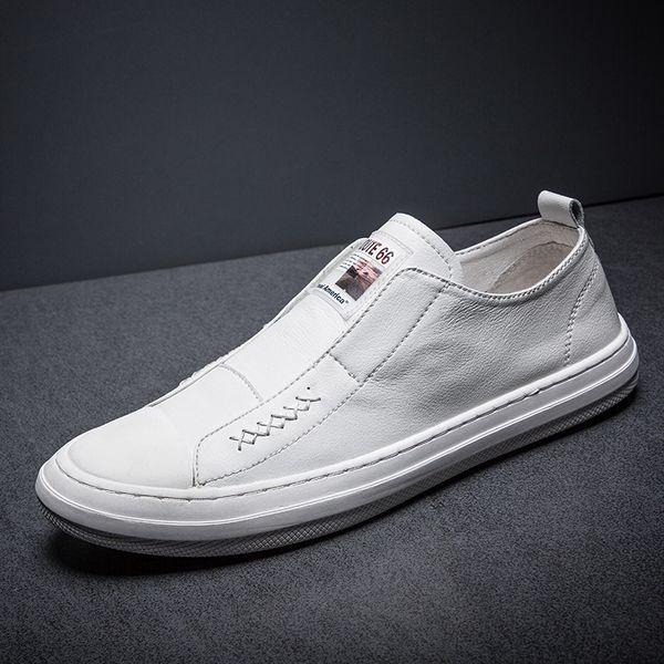 shoes casual male shoes dress with legitimate leather, breathable no laces of fashion, white loafers. td7i, Black
shoes casual male shoes dress with legitimate leather, breathable no laces of fashion, white loafers. td7i, Black