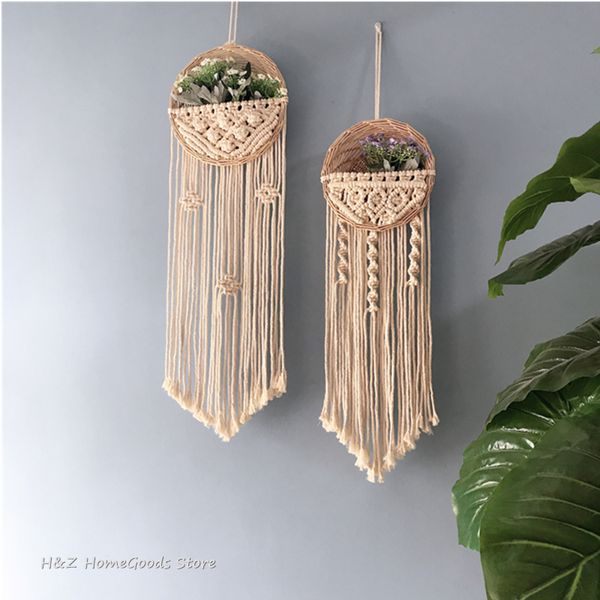 round flower pot tapestry hand-woven macrame wall hanging art woven bohemian crafts for room decoration dedroom livingroom
round flower pot tapestry hand-woven macrame wall hanging art woven bohemian crafts for room decoration dedroom livingroom