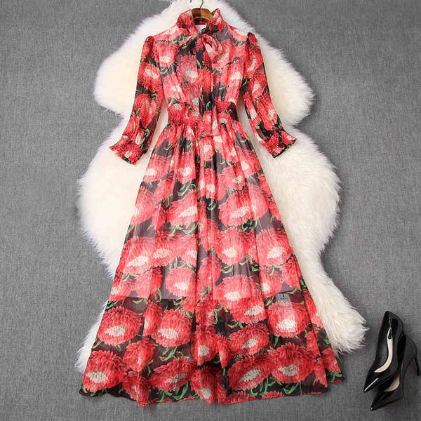 casual dresses spring summer red 3/4 sleeve round neck floral print chiffon ribbon tie bow mid-calf dress & fashion lj28t10609 cdat, Black;gray
casual dresses spring summer red 3/4 sleeve round neck floral print chiffon ribbon tie bow mid-calf dress & fashion lj28t10609 cdat, Black;gray