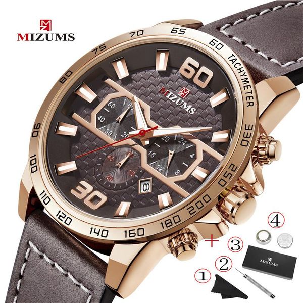 wristwatches mizums mens watches male clocks date sport military clock leather strap quartz business timing men watch gift, Slivery;brown
wristwatches mizums mens watches male clocks date sport military clock leather strap quartz business timing men watch gift, Slivery;brown