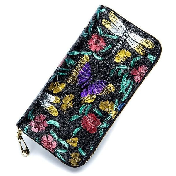 wallets flower genuine leather women long wallet female coin purse portomonee walet lady clutch bag card holder woman phone pocket, Red;black
wallets flower genuine leather women long wallet female coin purse portomonee walet lady clutch bag card holder woman phone pocket, Red;black