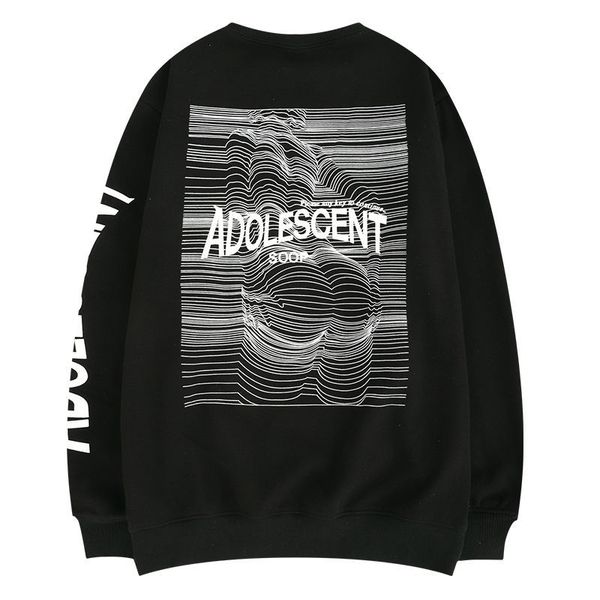 fried street br sweater men's women's spring and autumn round neck casual loose lovers hip hop coat bf fashion, Black
fried street br sweater men's women's spring and autumn round neck casual loose lovers hip hop coat bf fashion, Black