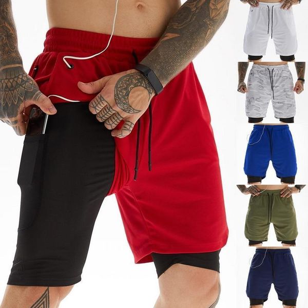 running shorts men fitness gym training sports quick dry workout sport jogging double deck summer men's, White;black
running shorts men fitness gym training sports quick dry workout sport jogging double deck summer men's, White;black