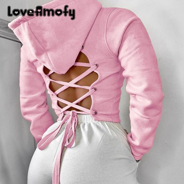 fashion female streetwears short style women hooded back hollowed-out with bandage crop luxury designer cloting 2021 women's hoodies &, Black
fashion female streetwears short style women hooded back hollowed-out with bandage crop luxury designer cloting 2021 women's hoodies &, Black