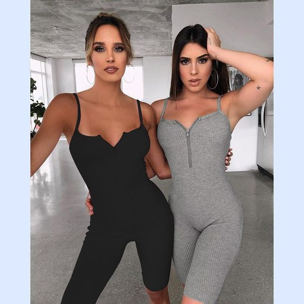 women's jumpsuits & rompers women jumpsuit front zipper fitenss skinny solid color playsuit bodysuit short womens drop, Black;white
women's jumpsuits & rompers women jumpsuit front zipper fitenss skinny solid color playsuit bodysuit short womens drop, Black;white