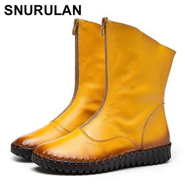 boots snurulan 2021 spring hand-sewn women soft real leather flat casual shoes plus velvet fall winter snow, Black
boots snurulan 2021 spring hand-sewn women soft real leather flat casual shoes plus velvet fall winter snow, Black