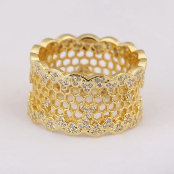 cluster rings 925 sterling silver gold-color honeycomb lace ring shine & clear cz compatible with european jewelry animals, Golden;silver
cluster rings 925 sterling silver gold-color honeycomb lace ring shine & clear cz compatible with european jewelry animals, Golden;silver