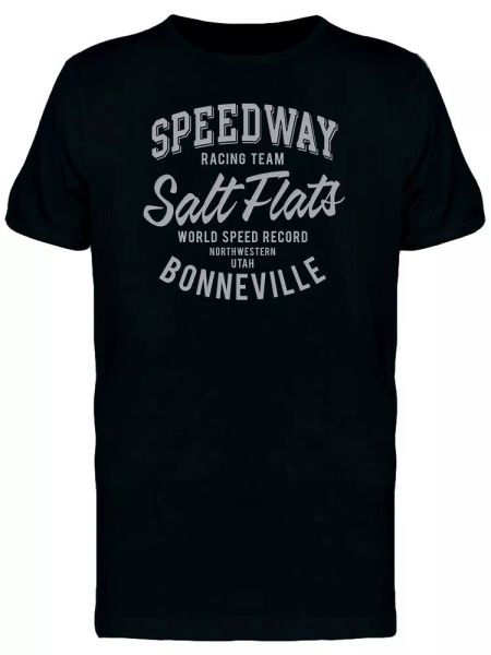 speedway salt flats men's tee -image by shutterstock, White;black
speedway salt flats men's tee -image by shutterstock, White;black
