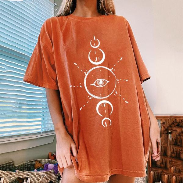 women's t-shirt retro sun moon print oversized female summer 2021 o neck vintage t-shirts short sleeve tshirt tee shirt, White
women's t-shirt retro sun moon print oversized female summer 2021 o neck vintage t-shirts short sleeve tshirt tee shirt, White