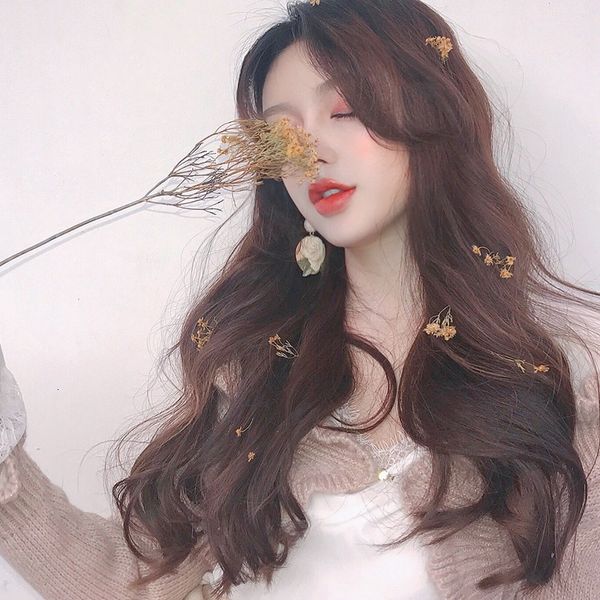 american and popular wig japan european and south korea wig women's middle score bangs, big waves, long curly hair temperament, face tr, Black
american and popular wig japan european and south korea wig women's middle score bangs, big waves, long curly hair temperament, face tr, Black