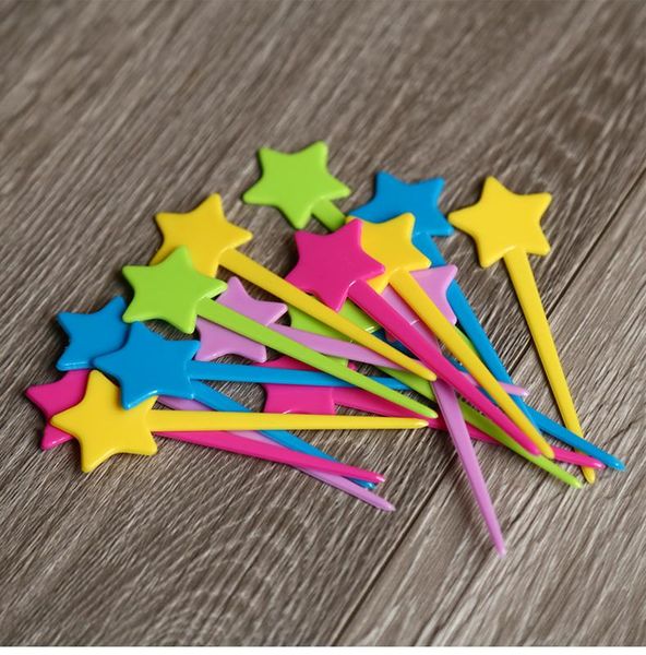 forks 200pcs plastic disposable 8.5cm stick picks color five stars dessert fruit kitchen bento accessories
forks 200pcs plastic disposable 8.5cm stick picks color five stars dessert fruit kitchen bento accessories