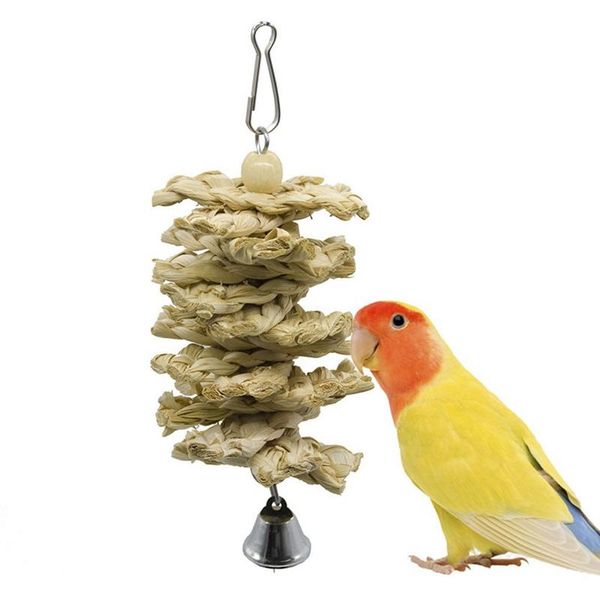 other bird supplies 1 parrot hanging toy chewing bite rattan balls grass swing bell parakeet cage accessories
other bird supplies 1 parrot hanging toy chewing bite rattan balls grass swing bell parakeet cage accessories