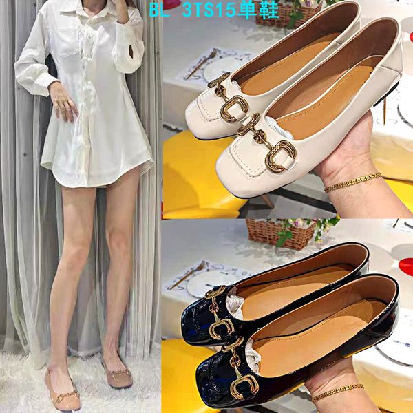 bl square head patent leather horse buckle casual shoes women 2021 new versatile flat bottom shallow mouth single 3ts15, Black
bl square head patent leather horse buckle casual shoes women 2021 new versatile flat bottom shallow mouth single 3ts15, Black