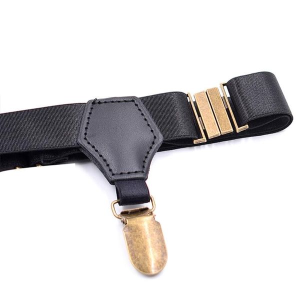 men's socks men women black suspenders holder with double hard metal non-slip clips elastic adjustable garters belt accessory
men's socks men women black suspenders holder with double hard metal non-slip clips elastic adjustable garters belt accessory
