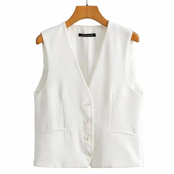 women's vests women fashion office wear button-up waistcoat 2021 vintage sleeveless female vest v-neck coat chic, Black;white
women's vests women fashion office wear button-up waistcoat 2021 vintage sleeveless female vest v-neck coat chic, Black;white