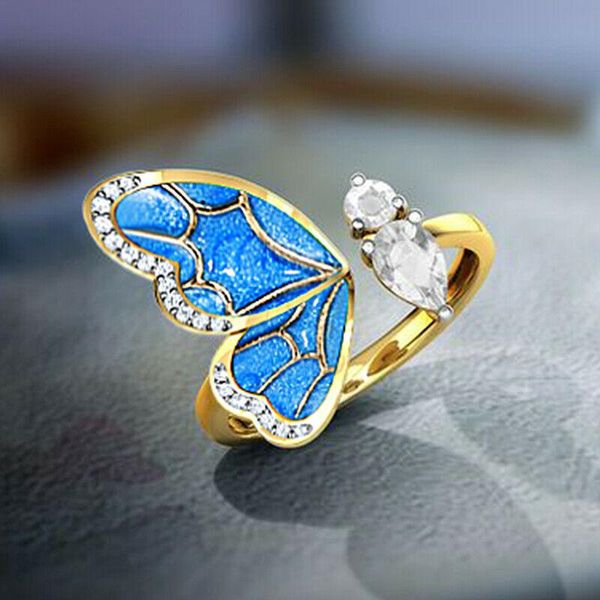 cluster rings fashion gorgeous adjustable size women butterfly alloy white, Golden;silver
cluster rings fashion gorgeous adjustable size women butterfly alloy white, Golden;silver