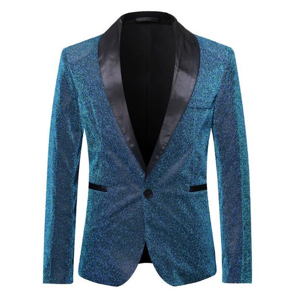 Men's Suits & Blazers Glitter Party Men Jacket Slim Fit Mens Long Sleeve Single Breasted for Males 8UL2, White;black
Men's Suits & Blazers Glitter Party Men Jacket Slim Fit Mens Long Sleeve Single Breasted for Males 8UL2, White;black