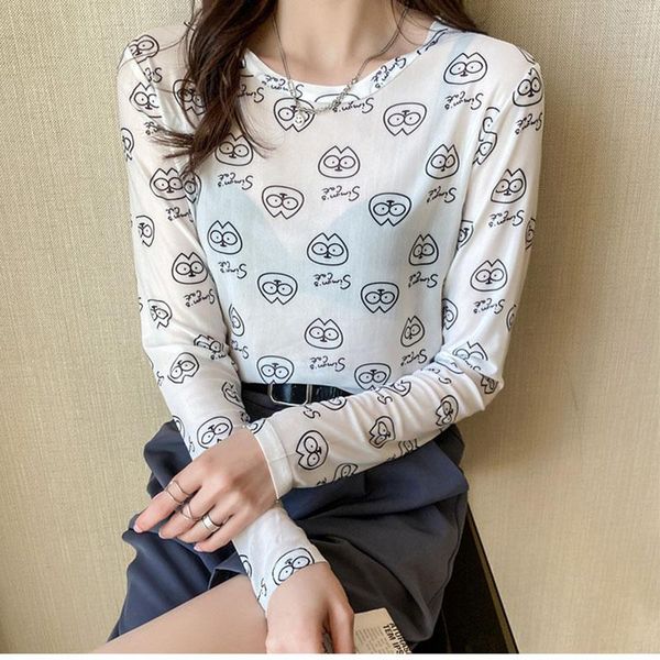 mesh white y2k long sleeve o-neck women tee shirts print summer spring basic party 90s casual t shirt transparent women's t-shirt
mesh white y2k long sleeve o-neck women tee shirts print summer spring basic party 90s casual t shirt transparent women's t-shirt