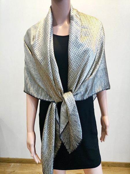 scarves high-end elegant women's exquisite woven print simple versatile quality plain satin silk large square scarf shawl, Blue;gray
scarves high-end elegant women's exquisite woven print simple versatile quality plain satin silk large square scarf shawl, Blue;gray