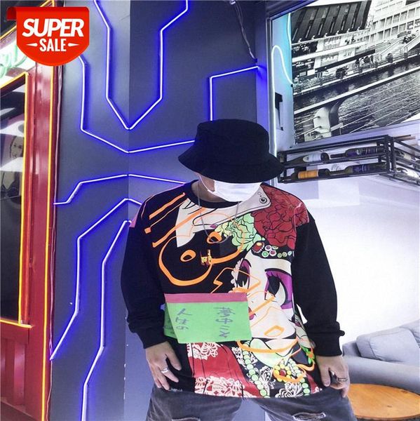 guochao original sports style sweater cartoon loose print pullover hooded couple men and women #3n7s, Black
guochao original sports style sweater cartoon loose print pullover hooded couple men and women #3n7s, Black